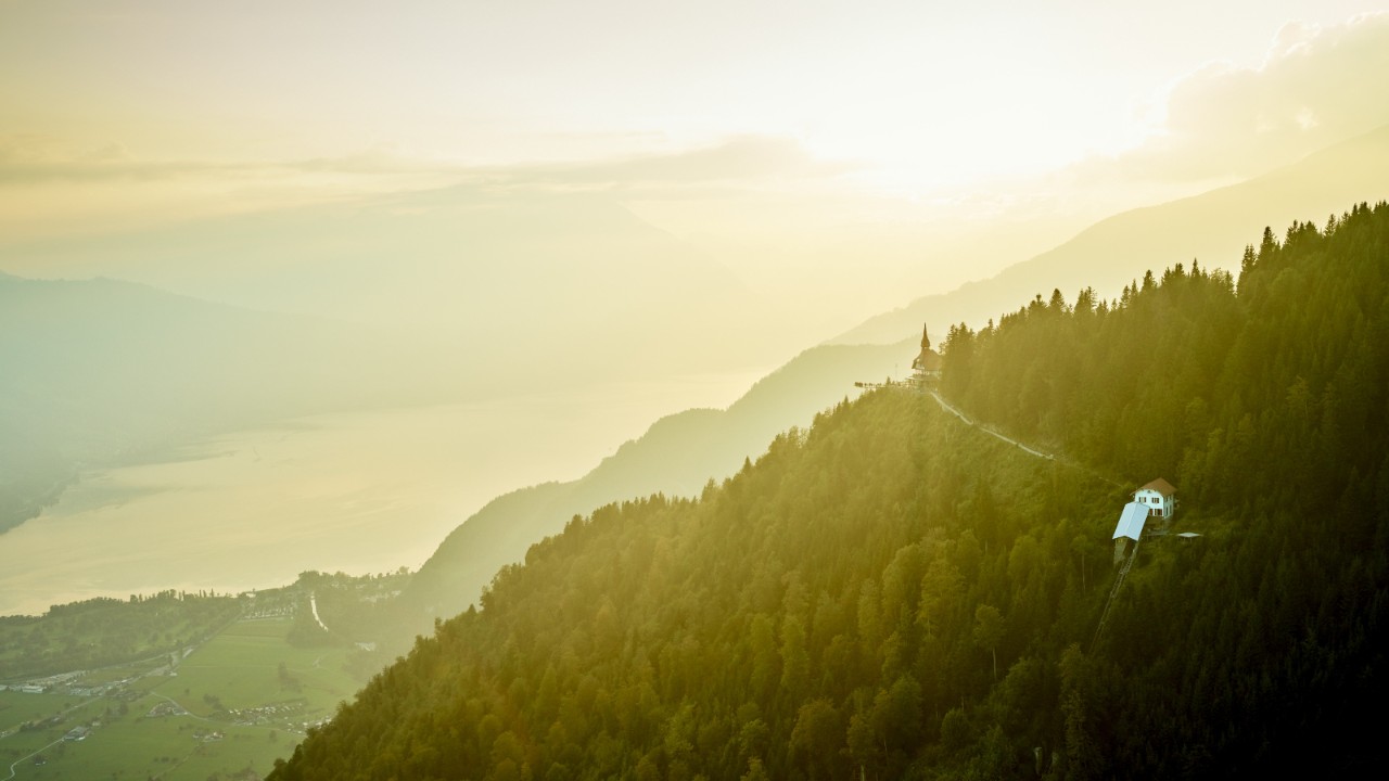 Harder Kulm的夜景