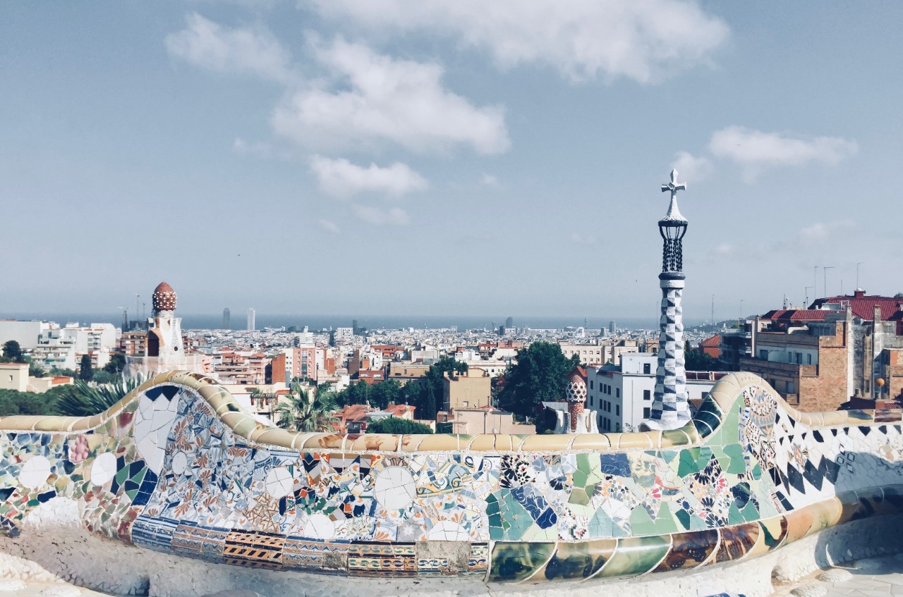 Vista dal Parc Güell.