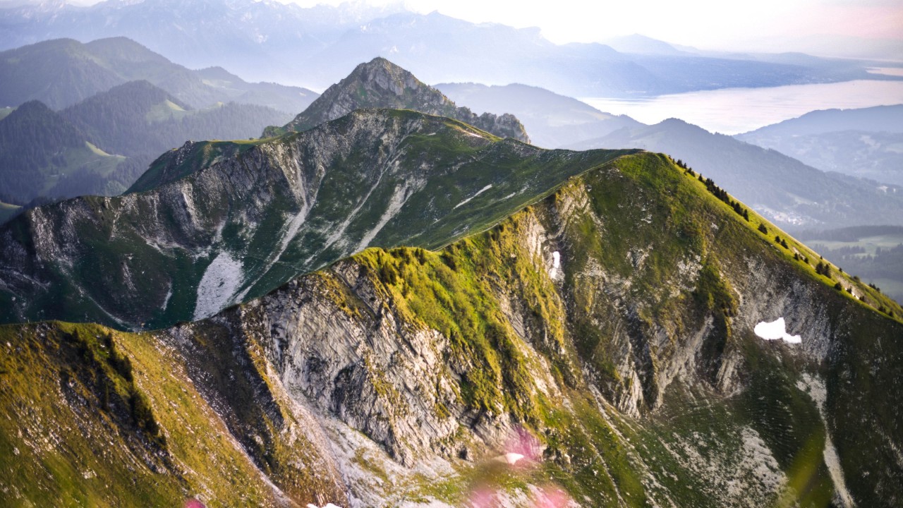 View of the summit of the Moléson.