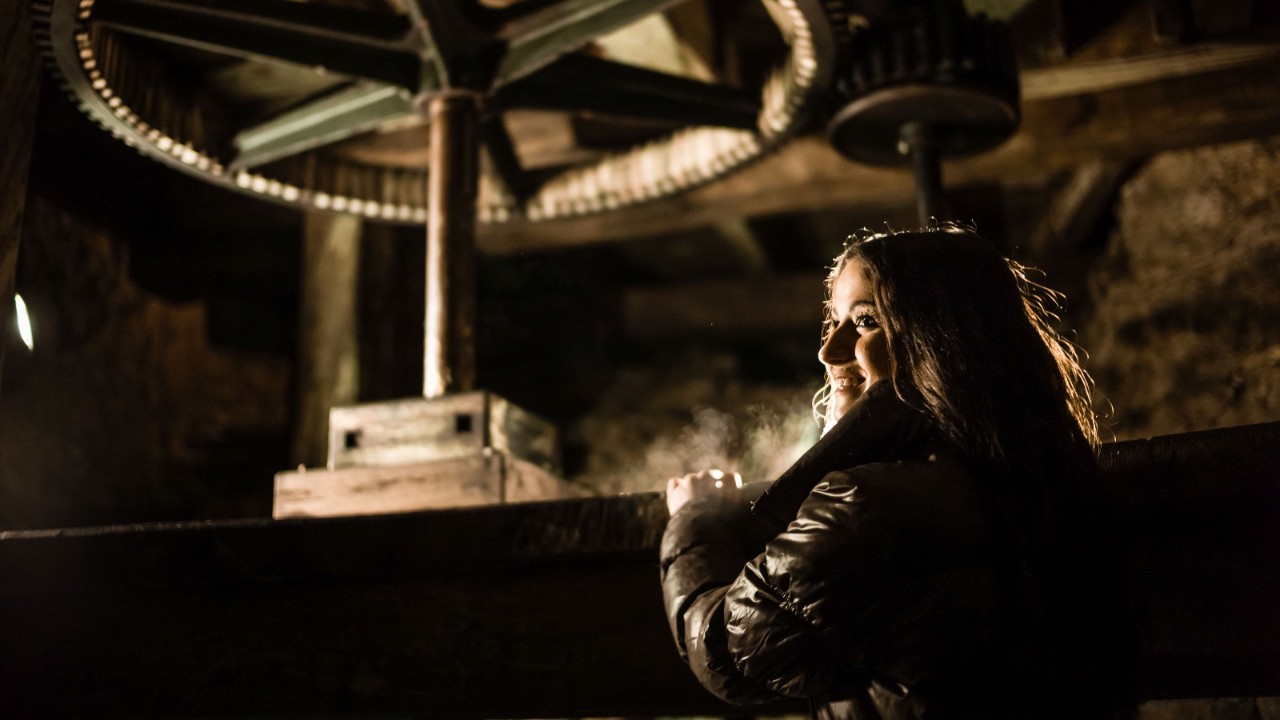 Foto dei mulini sotterranei.