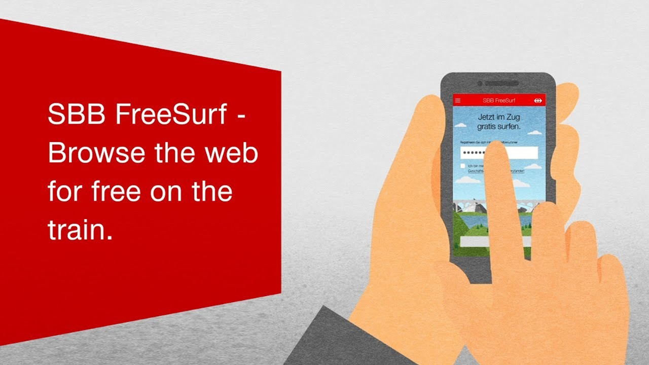 SBB FreeSurf - Browse the web for free on the train.