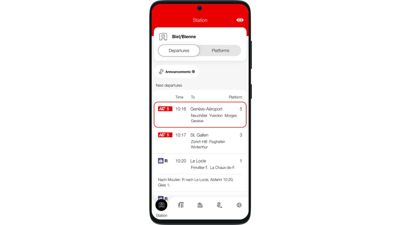 The app is designed to be easy to use, even with voiceover.