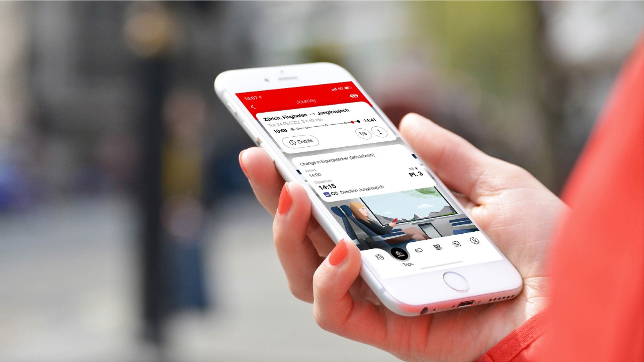 Accessible travel with SBB Mobile.