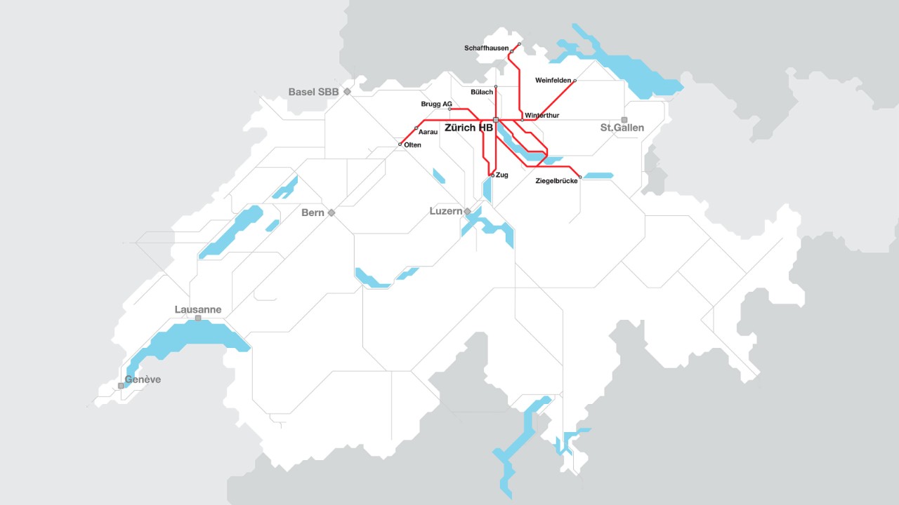 Der DTZ ist für die S-Bahn Zürich im Einsatz.
