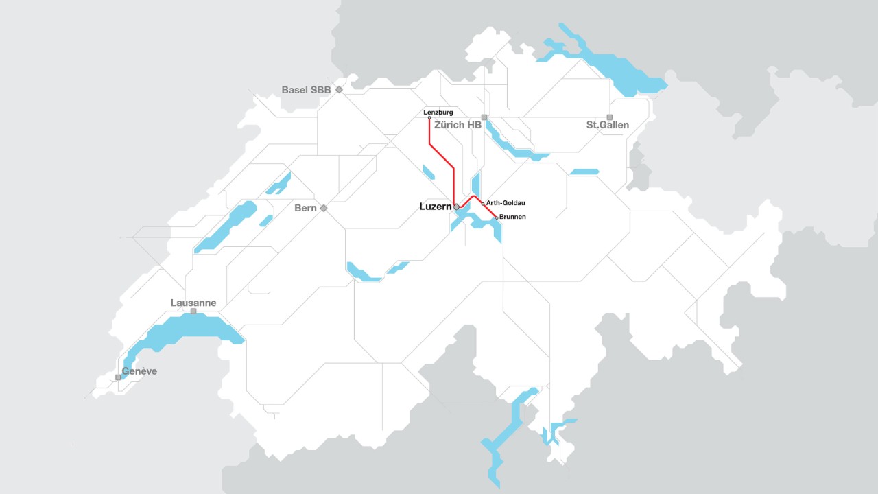 Der GTW verkehrt im Seetal, in der Region Aarau und Luzern.