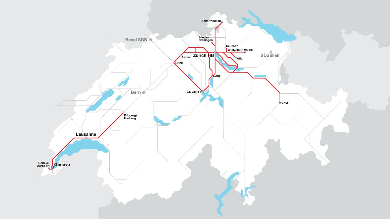 Il bipiano Regio è impiegato principalmente per la S-Bahn di Zurigo. Circola inoltre nella Svizzera occidentale nell’area di Losanna Lausanne. 