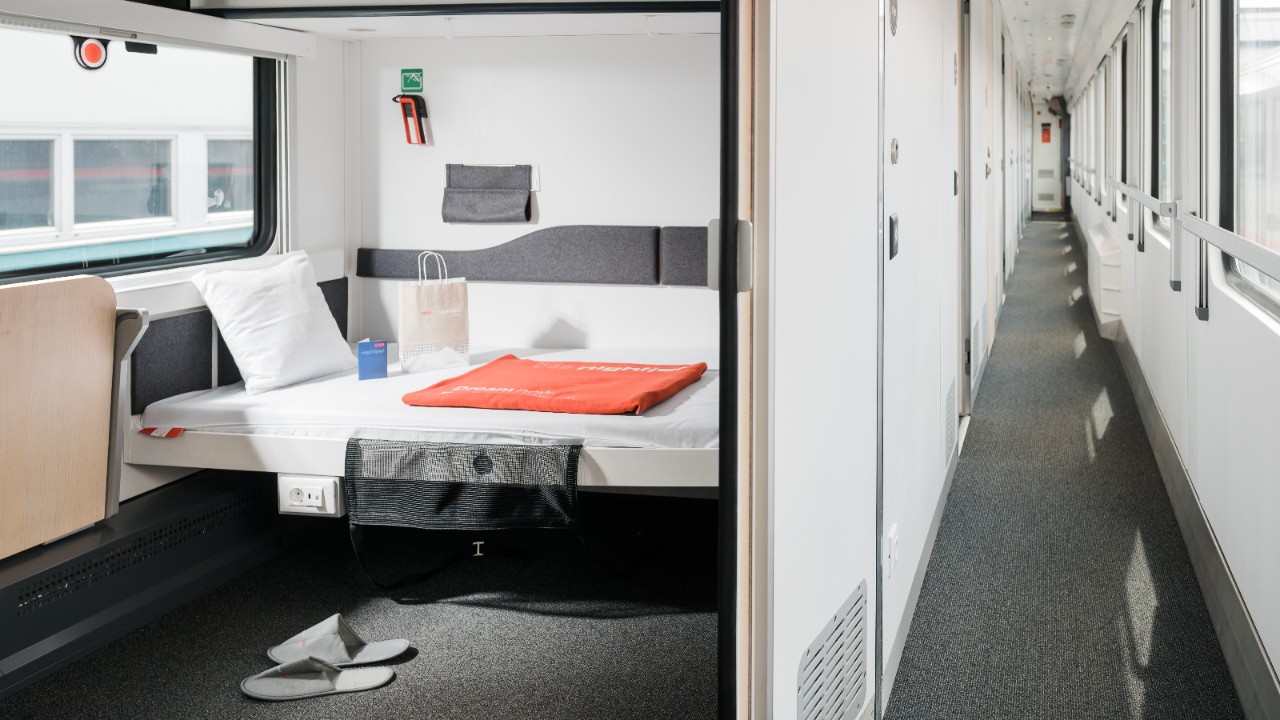 Compartiment comfort privé accessible aux fauteuils roulants.