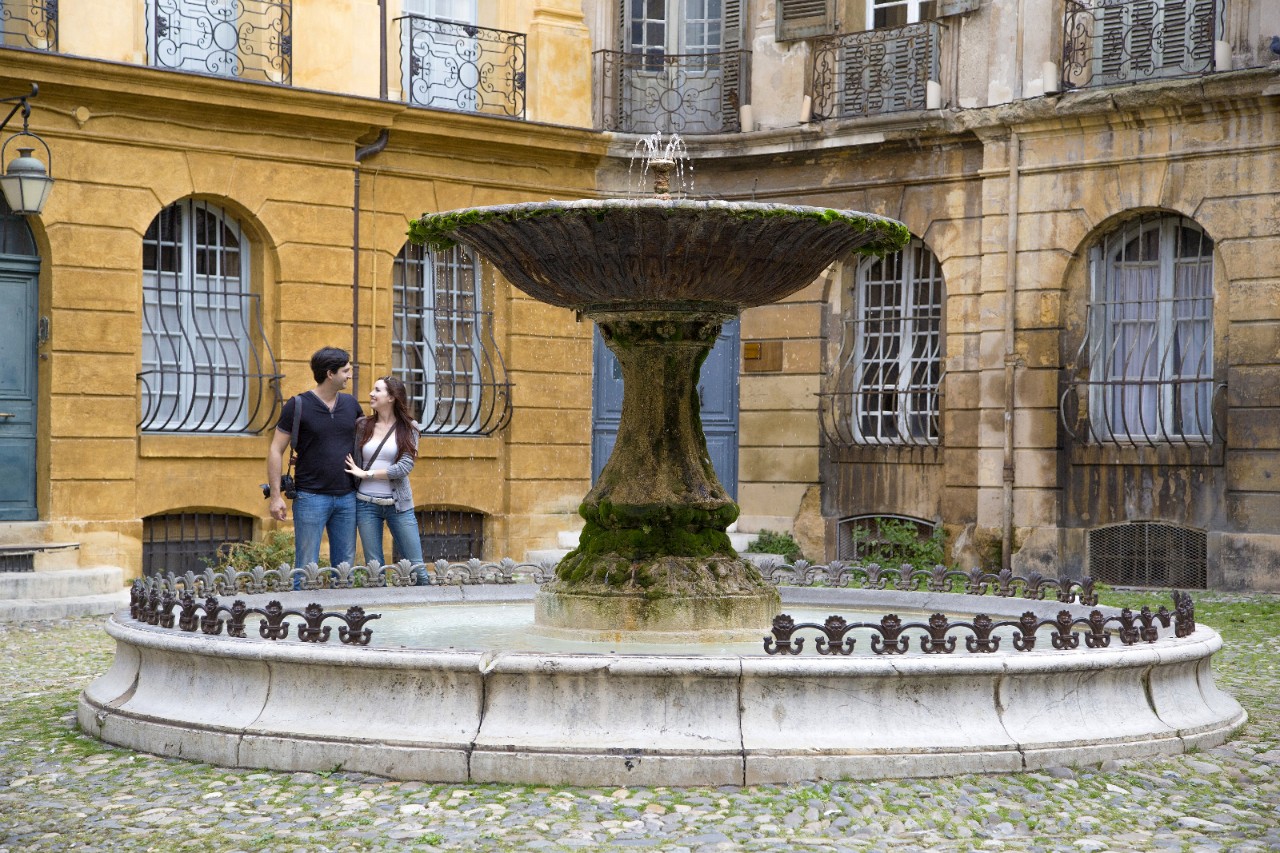 Una fontana di Aix-en-Provence